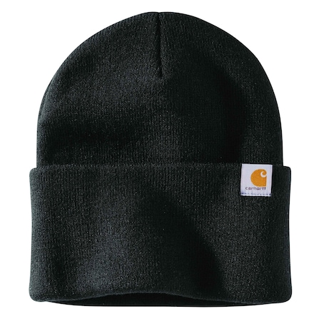 Carhartt Men's AH4597 M Knt Cffd Beanie OS Hats Unassigned Black AH4597-M / 104597-BLKOS